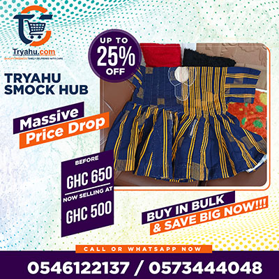 Buy Original Ghana Smocks | Handwoven Batakari Tryahu
